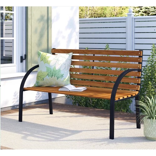 291 - 1 x Aali steel bench RRP £62