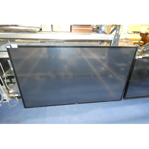 2611 - A large 80 inch touch screen HD monitor by Sharp type PN-80TC3, no stand or remote included, tested ... 