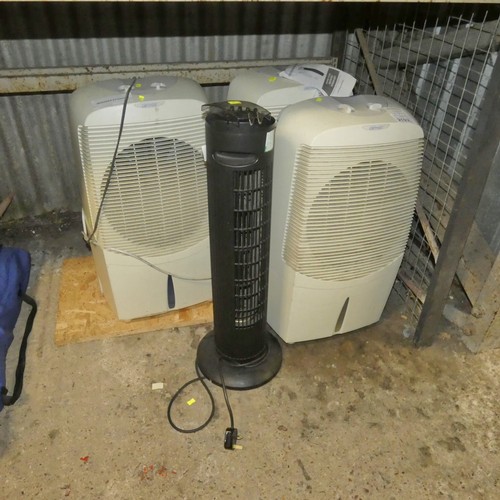 2192 - 3 x Conair air conditioners 240v (Please note that two require attention) and 1 x Rowetta tower fan ... 