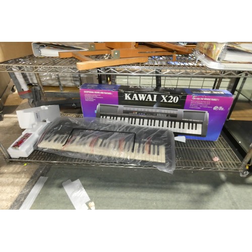 2296 - 1 x Kawai X20 keyboard - battery operated (no mains power supply included)