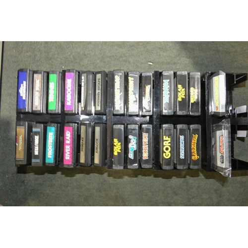 2435 - 26 x various Atari cartridge games and cases, please see pictures for more details