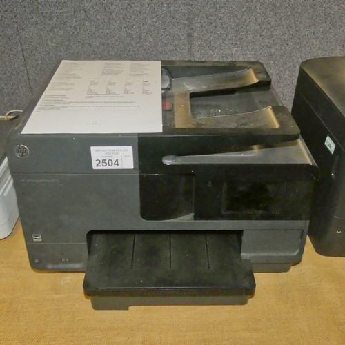 2504 - An office printer by HP type Office Jet Pro 8610 tested working - trade  TESTED WORKING