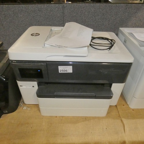 2506 - WITHDRAWN [CAT ALT] A multifunction printer by HP type Office Jet Pro 7740, front panel needs to be ... 