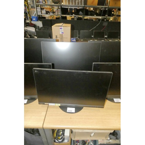 2544 - 2 x 24 inch computer monitors by Lenovo think vision T24i-20 - trade  TESTED WORKING