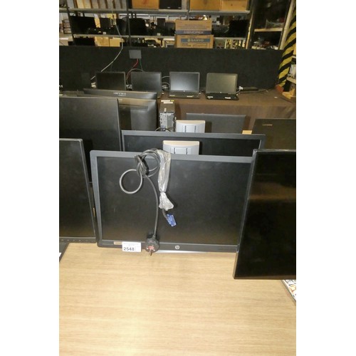 2548 - 2 x 23 inch computer monitors by HP type Elite Display E232 - trade. Tested Working