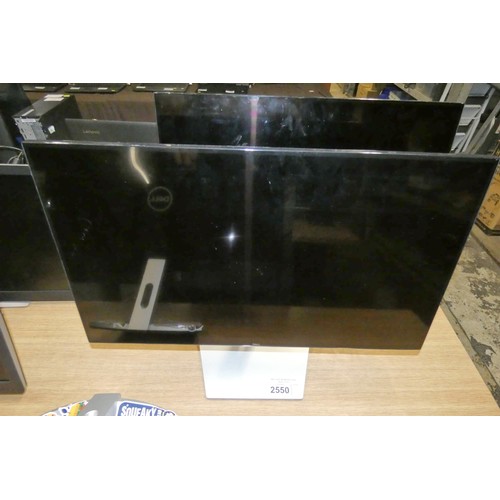 2550 - A 27 inch monitor by Dell type S2719H with 2 hdmi inputs, no 12v power adapter included - trade  TES... 