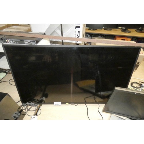 2567 - A Panasonic 40 inch LED TV type TX-40JX900B, TESTED WORKING
no stand, no remote control - trade