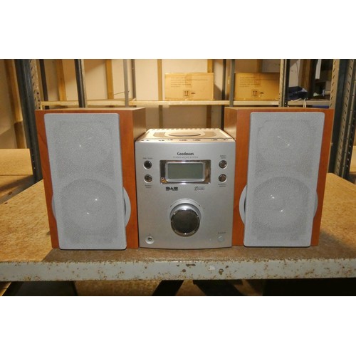 2587 - A Goodman's Micro stereo system with DAB & CD player - trade