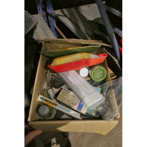 2011 - A quantity of various ex-military items including a sleeping bag, webbing, a ruck sack, survival ite... 