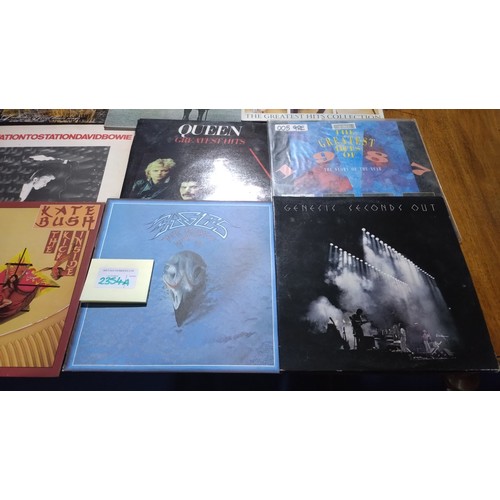 2354A - A small quantity of collectible records including David Bowie,  Queen, Elton John, Clockwork orange ... 