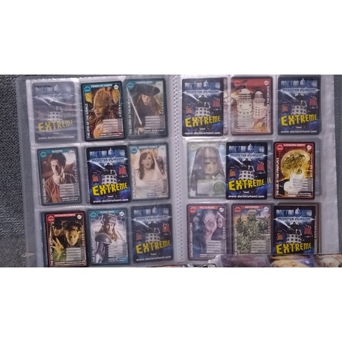 2667 - A large collection of Doctor who trading cards including battles in time exterminator, annihilator, ... 