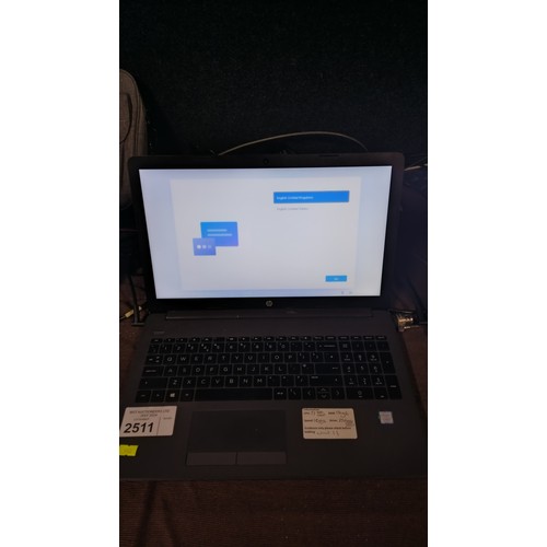 2511 - A laptop by HP with an i7 8th generation 1.8ghz processor, 16gb ram, 256gb SSD running Windows 11 co... 