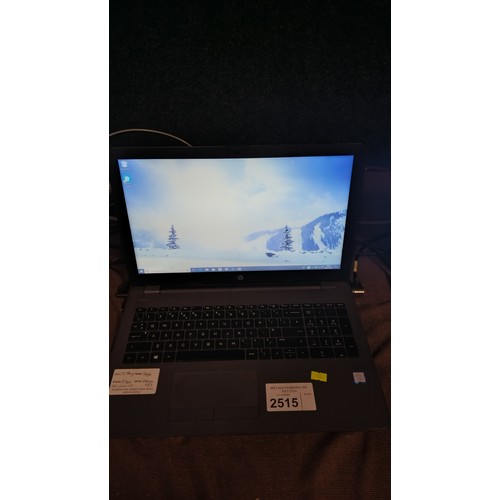 2515 - A laptop by HP with an i7 7th generation 2.7ghz processor, 16gb ram, 256gb SSD running Windows 10 co... 