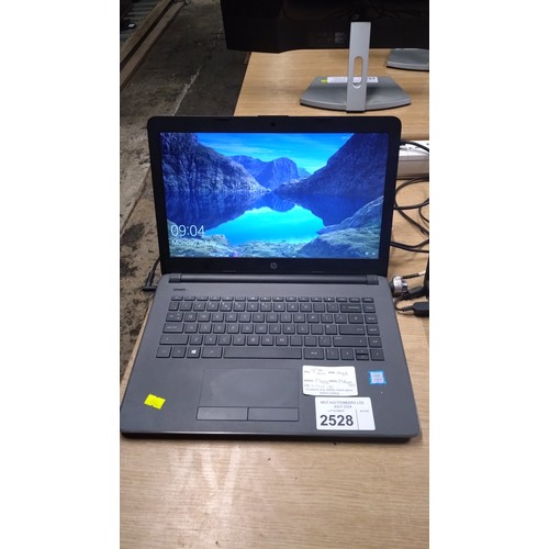 2528 - A laptop by HP with an i5 7th generation 2.5ghz processor, 16gb ram, 256gb SSD running Windows 10, c... 