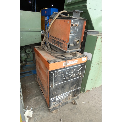 5053 - 1 x Kemppi RA350 welder 3ph with a KemppiTU10 wire feed unit