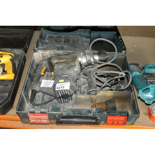 5215 - 1 x Titan SDS rotary hammer drill 240v (in a Bosch case)  Tested Working