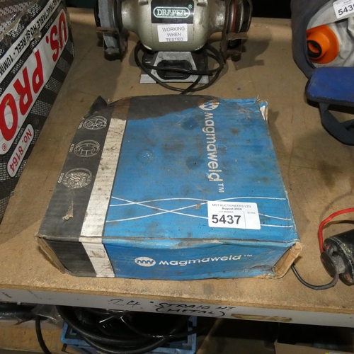 5437 - 1 x roll of Magmaweld welding wire - No other details visible