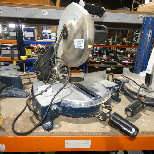 5513 - 1 x Ferm mitre saw 240v  Tested Working