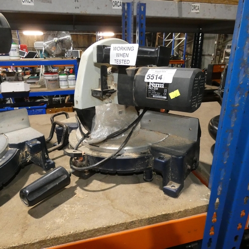 5514 - 1 x Ferm mitre saw 240v  Tested Working