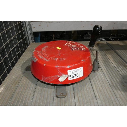 5536 - 1 x Burrell rotary fire bell