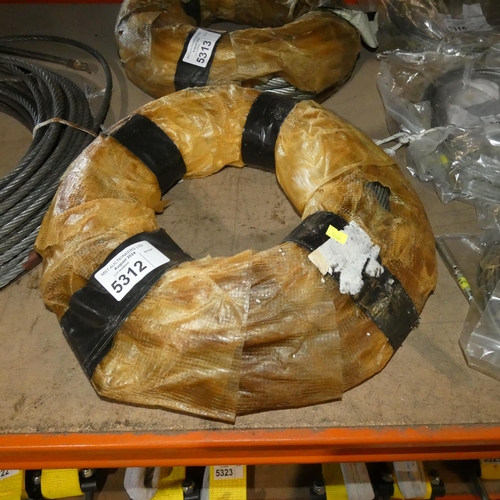 5312 - 1 x length of 16mm wire rope - exact length unknown