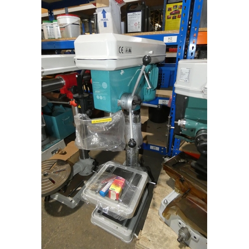 5345 - 1 x Seig TB-16 bench top drill press / pillar drill 240v. Please note this drill has been damaged in... 