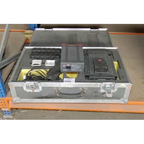 5226 - 1 x carry case containing an ex-MOD light source kit by Olympus Industrial