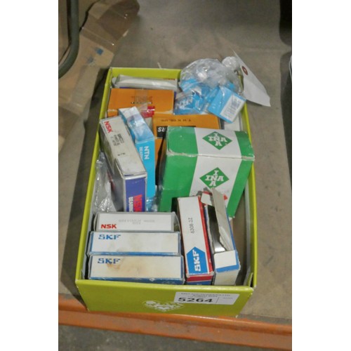 5264 - 1 box containing a quantity of various bearings