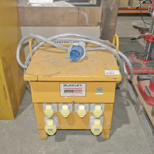 5363 - 1 x Blakley site 240 / 110v transformer 10kva