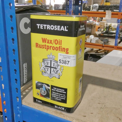 5387 - 1 x 5L can of Tetroseal