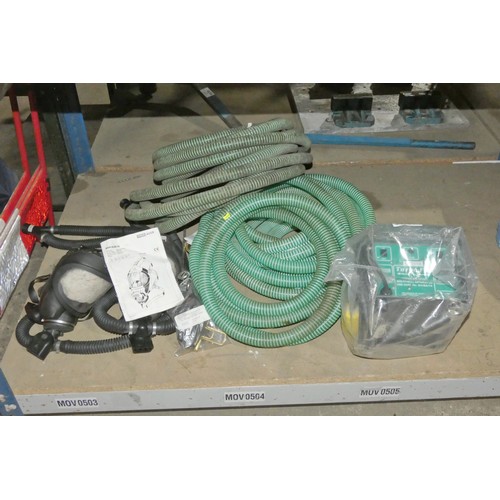 5418 - A quantity of BA equipment comprising 2 x MSA full face masks, an MSA Turbo Flow fresh air hose brea... 