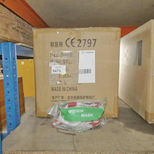 5475 - 1 box containing 200 x Meixin industrial face masks (FFP3 non medical)