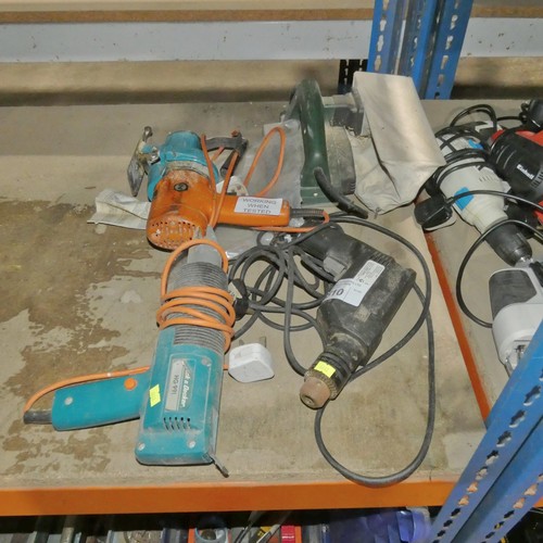 5510 - 1 x power plane, 1 x drill, 1 x hot air gun and 1 x jigsaw - all items are 240v  Tested Working