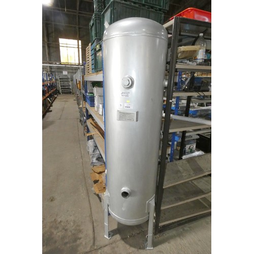 5589 - 1 x Compressor Engineering 340L vertical air tank approx 210cm high