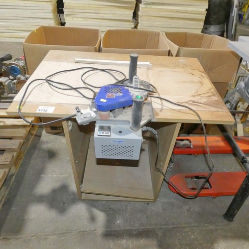 5738 - 1 x Felder ForKa 200 Eco manual contour portable edge bander 240v YOM 2014 currently fitted to a hom... 