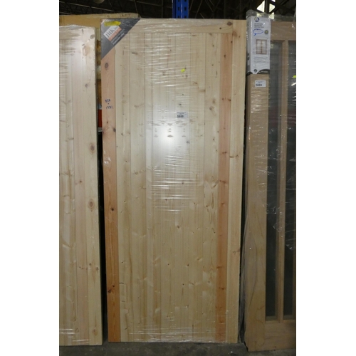 5888 - 1 x JB Kind framed Pine door approx 838 x 1981mm