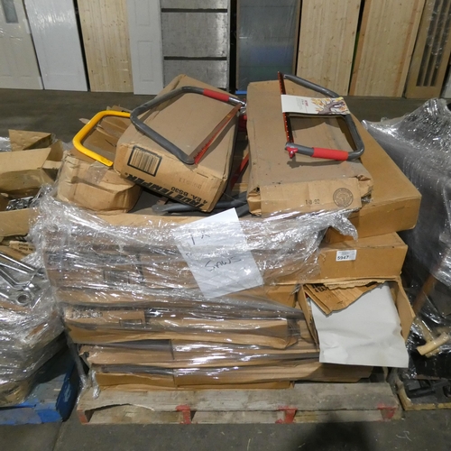 5947 - 1 pallet containing a large quantity of bow saws