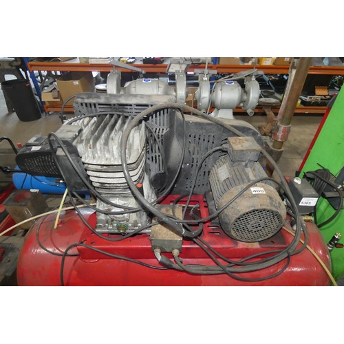 5365 - 1 x ABAC red metal workshop compressor 3ph