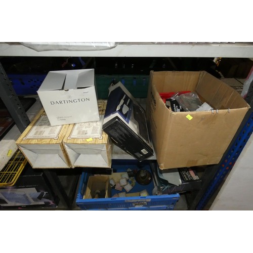 5817 - A quantity of various items including rolls of Sylglas tile adhesive, metal baskets, wine dispensers... 