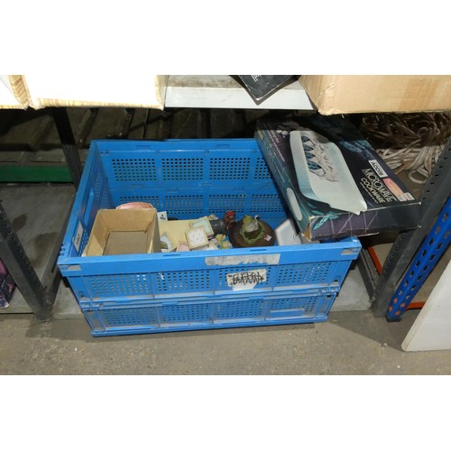 5817 - A quantity of various items including rolls of Sylglas tile adhesive, metal baskets, wine dispensers... 