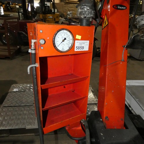 5859 - 1 x Snap On / John Bean T5000 tyre changer model MH320, YOM 2003, 3ph / pneumatic