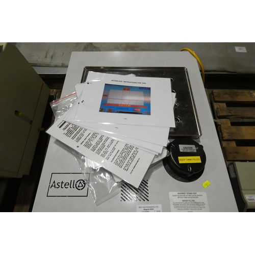 5865 - An Astell Scientific bench top front loading autoclave model AMB230BT65(+VAC), YOM 2016, chamber vol... 