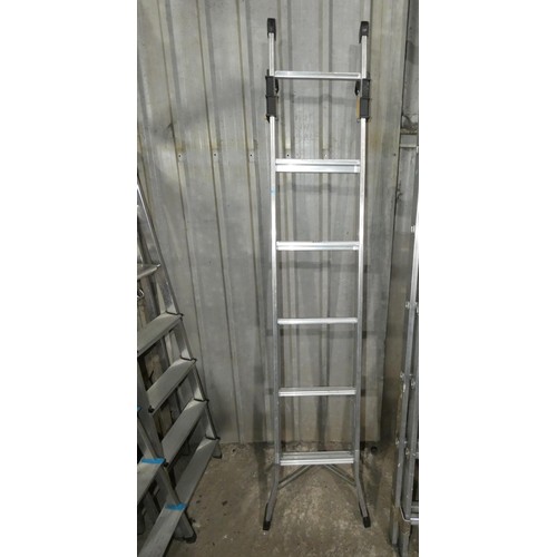 5757 - 1 x Youngman aluminium 3 way ladder