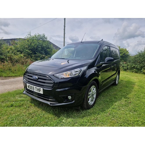 2 - Transit Connect 200 L1 DiE 1.5 Ecoblue 120ps Ltd Van, black Reg: WD69 THF, 31/01/2020, 6 spd manual ... 