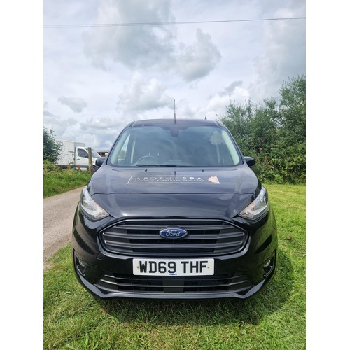 2 - Transit Connect 200 L1 DiE 1.5 Ecoblue 120ps Ltd Van, black Reg: WD69 THF, 31/01/2020, 6 spd manual ... 