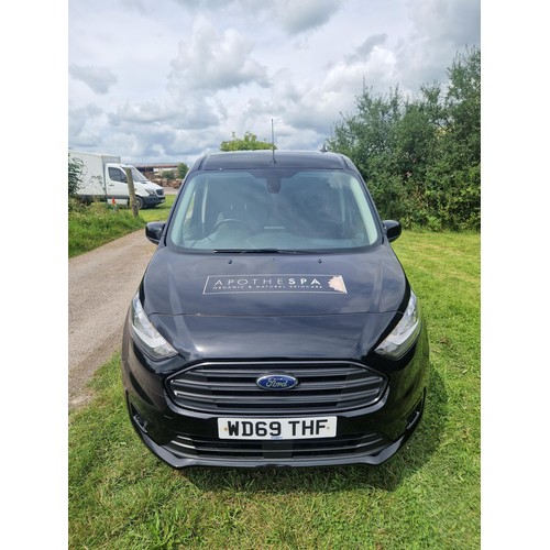 2 - Transit Connect 200 L1 DiE 1.5 Ecoblue 120ps Ltd Van, black Reg: WD69 THF, 31/01/2020, 6 spd manual ... 