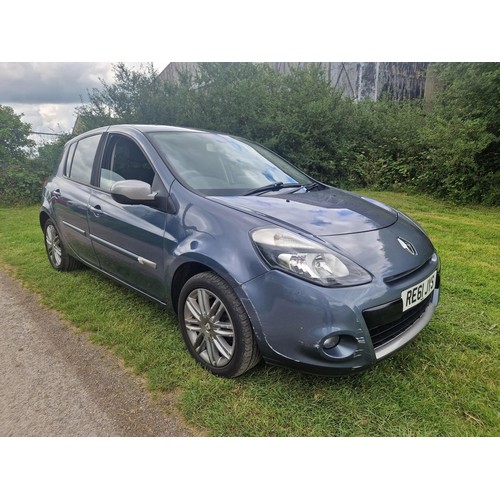 6 - Renault Clio 5 dr hatchback 1.6 VVT GT LINE TOM TOM AUTO, Blue, Reg: RE61 JYS, 15/11/2011, 4 speed A... 