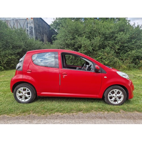 7 - Citroen C1 VTR+ 5dr hatchback EGS (AC) Auto Red,, Reg SY11 XYR, 24/06/2011, 5 spd auto petrol 998cc,... 