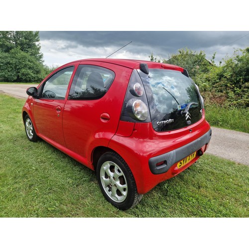 7 - Citroen C1 VTR+ 5dr hatchback EGS (AC) Auto Red,, Reg SY11 XYR, 24/06/2011, 5 spd auto petrol 998cc,... 