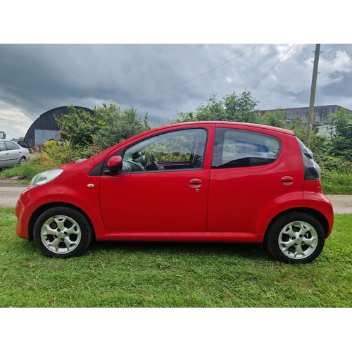 7 - Citroen C1 VTR+ 5dr hatchback EGS (AC) Auto Red,, Reg SY11 XYR, 24/06/2011, 5 spd auto petrol 998cc,... 